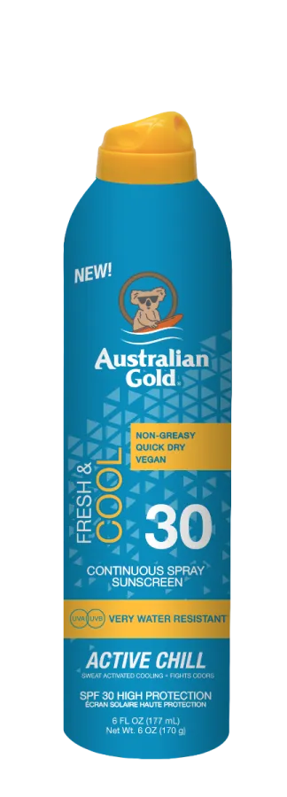 Australian Gold Fresh&Cool SPF 30 Continuous Spray with Active Chill 177 ml