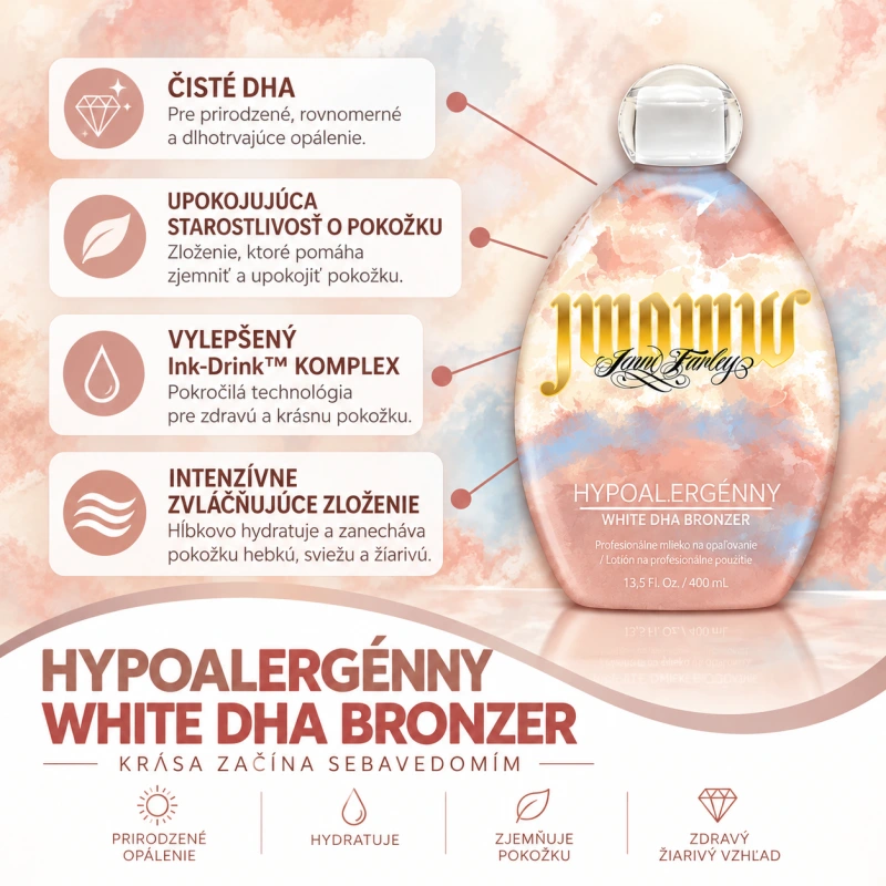 JWOWW Hypoallergenic White DHA Bronzer 400ml 1