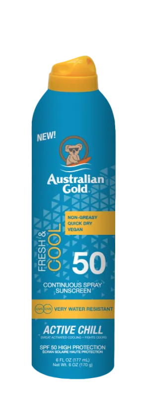 Fresh&Cool SPF 50 Continuous Spray with Active Chill 177 ml