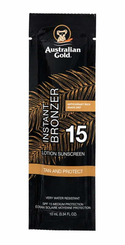 SPF 15 Lotion s bronzerom 10 ml jednorazový krém do kabelky