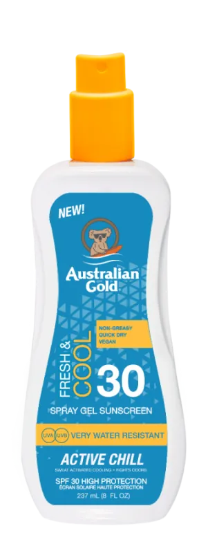 Australian Gold Fresh&Cool SPF 30 Spray Gel with Active Chill 237 ml